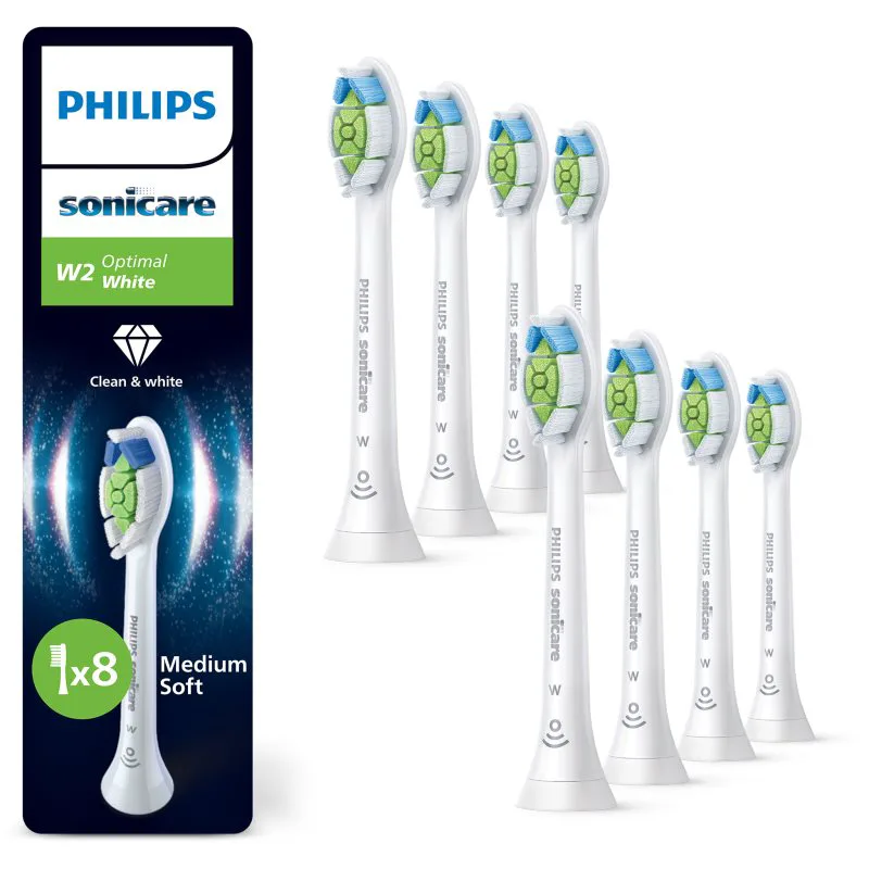Philips Sonicare Optimal White HX6068/87 ανταλλακτική κεφαλή για οδοντόβουρτσα 8 τμχ