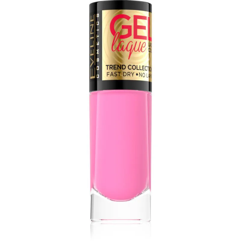 Eveline Cosmetics 7 Days Gel Laque Nail Enamel τζελ βερνίκι νυχιών χωρίς τη χρήση των UV/LED λαμπτήρων απόχρωση 204 8 ml