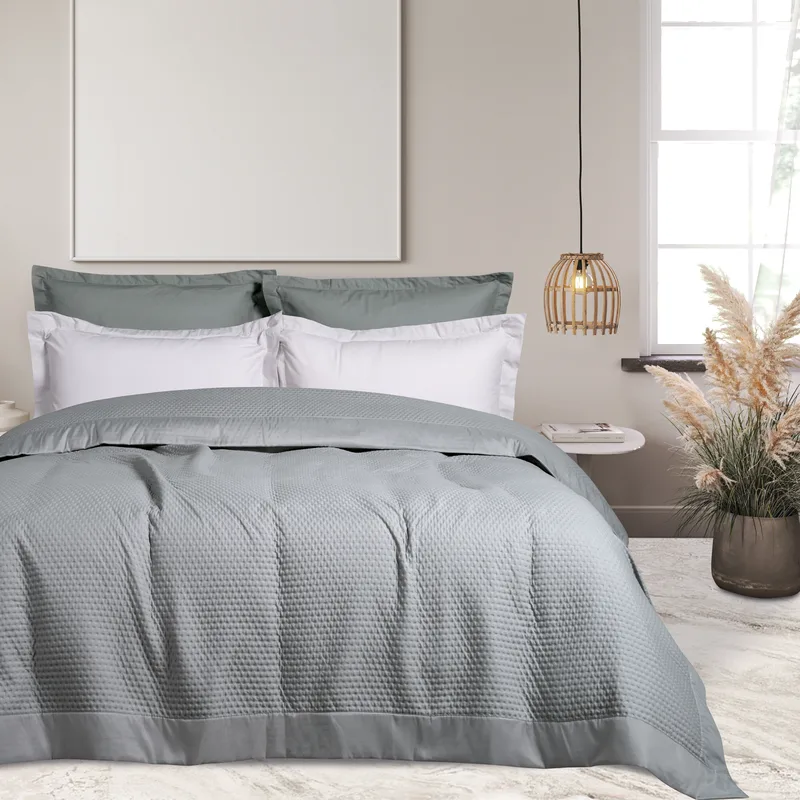 Κουβερλί Microfibre Υπέρδιπλο 220x240εκ. Happy 9635 Γκρι Das Home (Ύφασμα: Microfiber, Χρώμα: Γκρι, Μέγεθος: Υπέρδιπλα) - Das Home - 402080209635