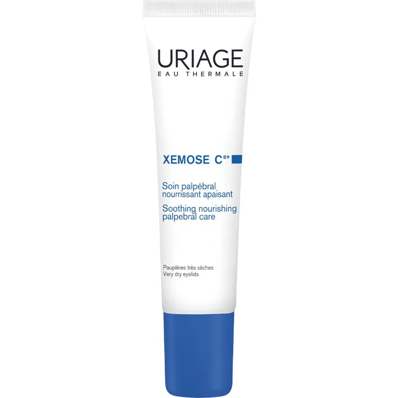 Uriage Xemose C8+ Anti-Itching Soothing Nourishing Palpebral Care Κρέμα Φροντίδας Περιγράμματος Ματιών & Βλεφάρων, Κατάλληλη για Ξηρά Βλέφαρα με Τάση Κνησμού 15ml