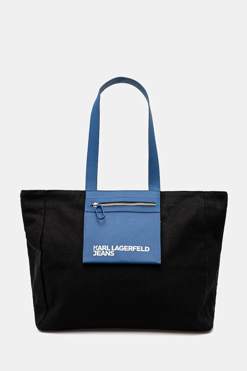 Karl Lagerfeld Jeans shopper γυναικεία βαμβακερή