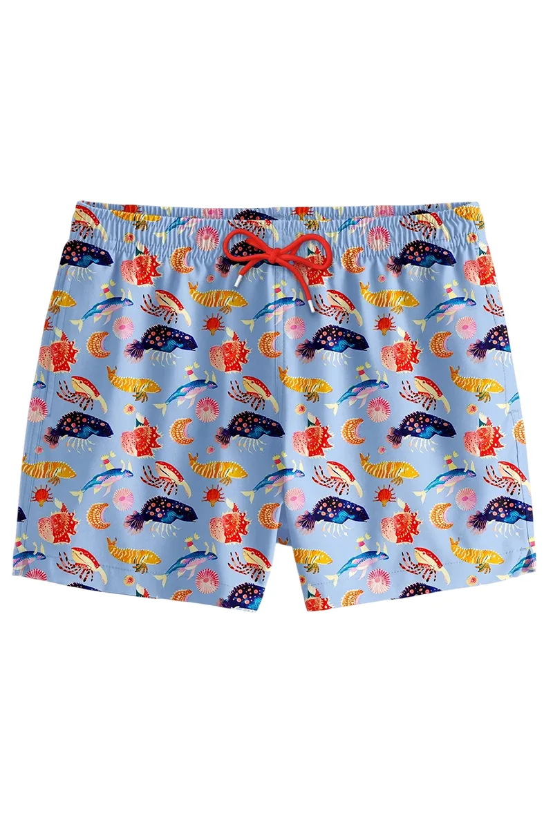 ΑΝΔΡΙΚΟ ΜΑΓΙΟ CHANGE INTO COLOURS SEA ANIMALS ΜΠΛΕ