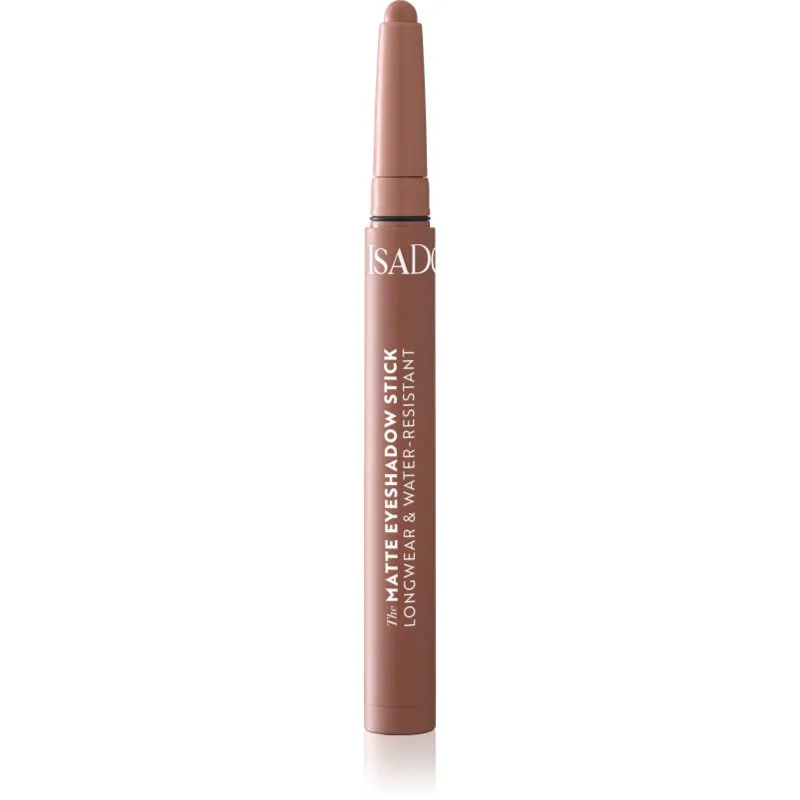 IsaDora The Eyeshadow Stick Matte μακράς διαρκείας σκιές ματιών σε μολύβι με ματ αποτελέσματα απόχρωση 61 Apricot Blush 1.2 γρ
