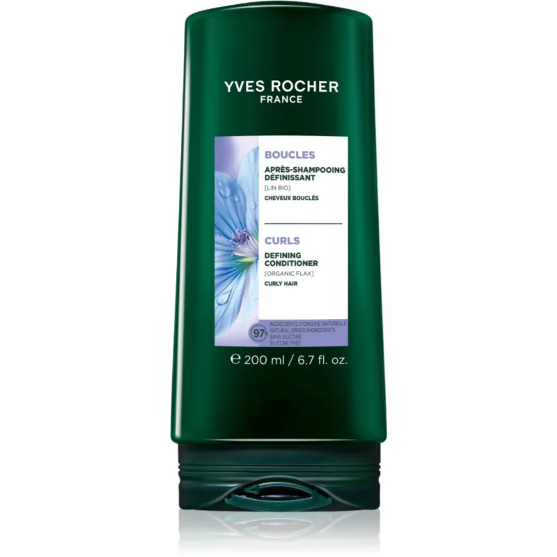 Yves Rocher Boucles κοντίσιονερ για σγουρά μαλλιά with organic flax 200 ml
