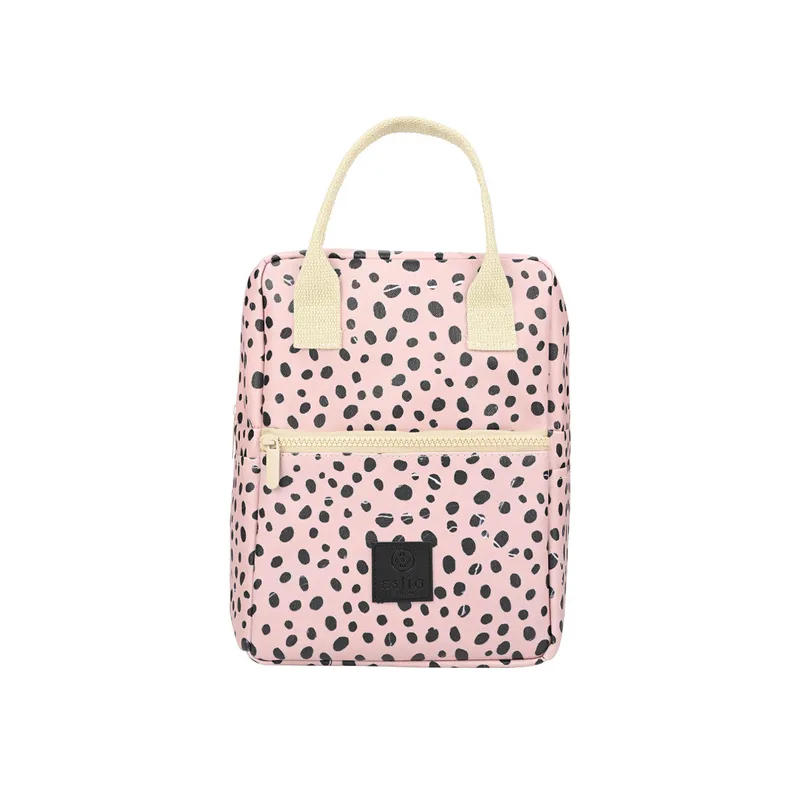 Τσάντα Φαγητού Ισοθερμική PVC Leather Leopard Taupe Save The Aegean Estia 7lt-20x14x27εκ. 01-22600 - estia - 01-22600
