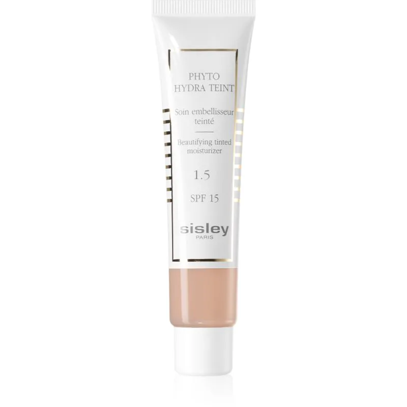 Sisley Phyto-Hydra Teint ενυδατική κρέμα με χρώμα και αποτέλεσμα λάμψης SPF 15 απόχρωση 1,5 Μπεζ 40 ml