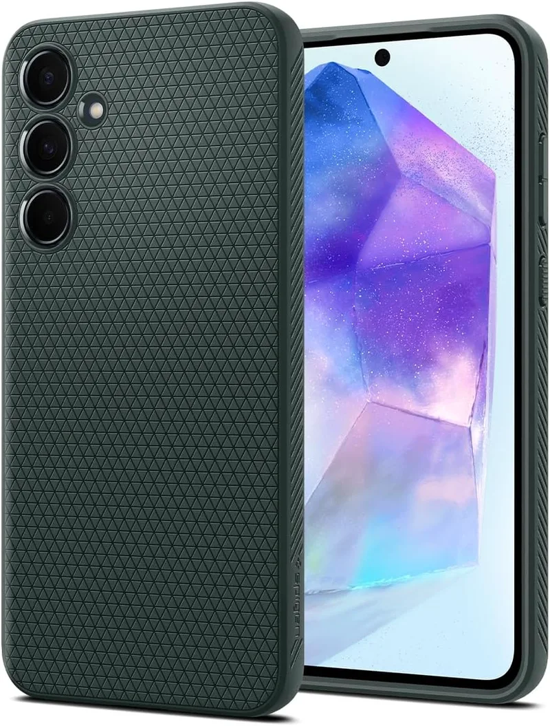 Θήκη Σιλικόνης - Samsung Galaxy A55 - Spigen Liquid Air - Abyss Green (ACS07527)