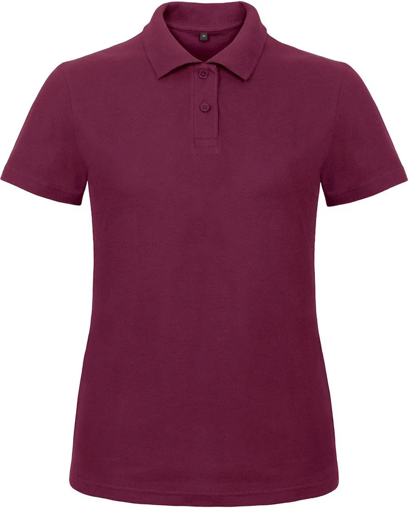 Γυναικείο Μπλουζάκι Pique Polo Shirt B & C ID.001 Women Wine