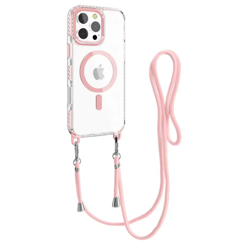 Θήκη Siipro MagCover Lanyard Ροζ iPhone 16 Pro Max