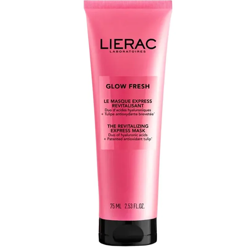 Lierac Glow Fresh The Express Revitalizing Mask Αναζωογονητική Μάσκα Προσώπου Άμεσης Λάμψης με Δίδυμο Υαλουρονικών Οξέων & Πατενταρισμένη Αντιοξειδωτική Τουλίπα 75ml