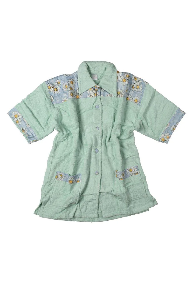 Μπουρνούζι Μίνι Γυναικείο Βαμβακερό XLarge Mint DimCol (Ύφασμα: Βαμβάκι 100%, Χρώμα: Μέντα, Μέγεθος: Extra Large) - DimCol - 33101542001