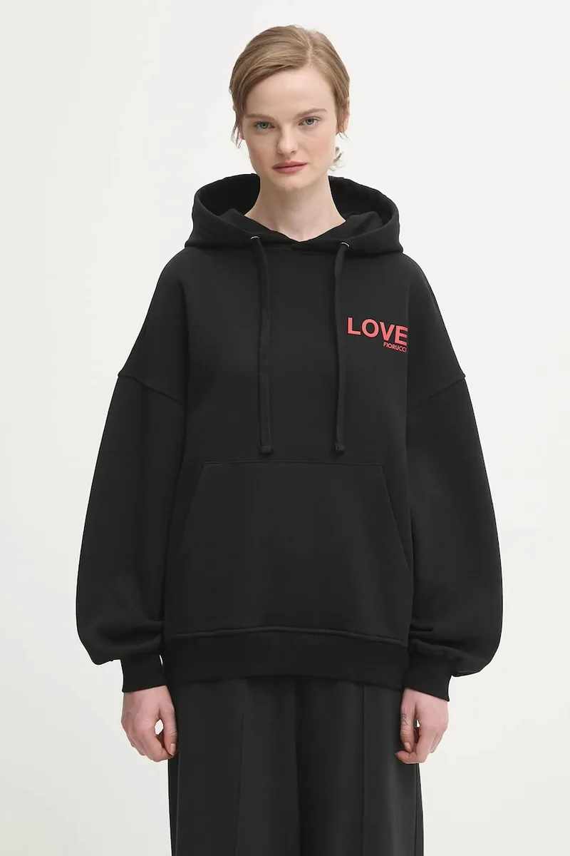 Βαμβακερή μπλούζα Fiorucci Kissing Angels Love Print Relaxed