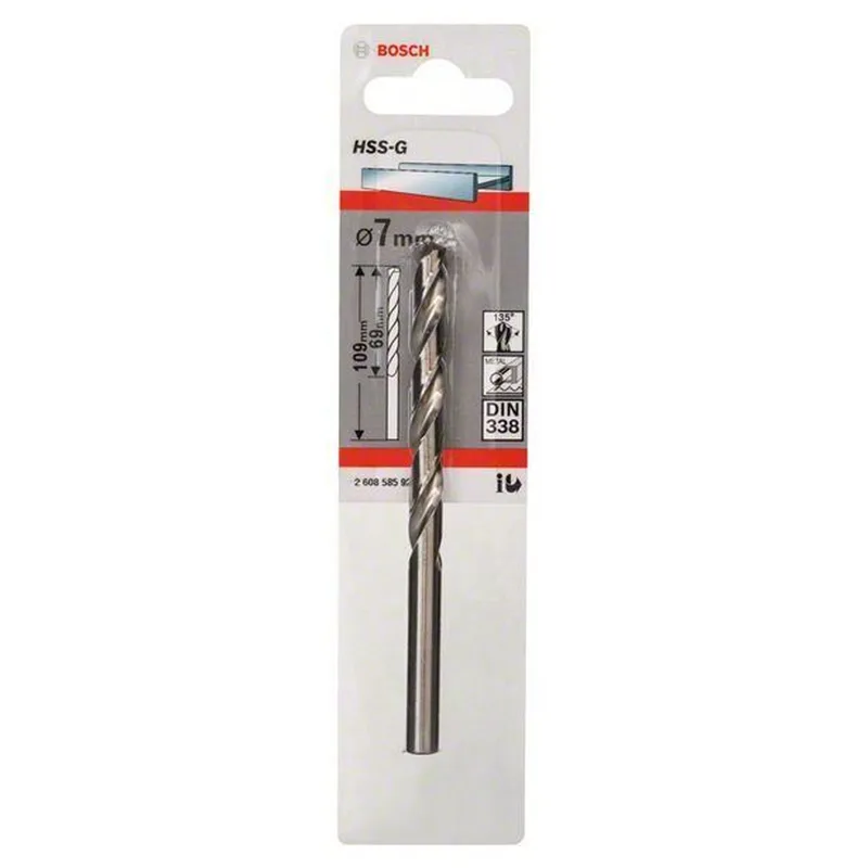 Τρυπάνι Ελικοειδές HSS-G Σιδήρου BOSCH 7mm