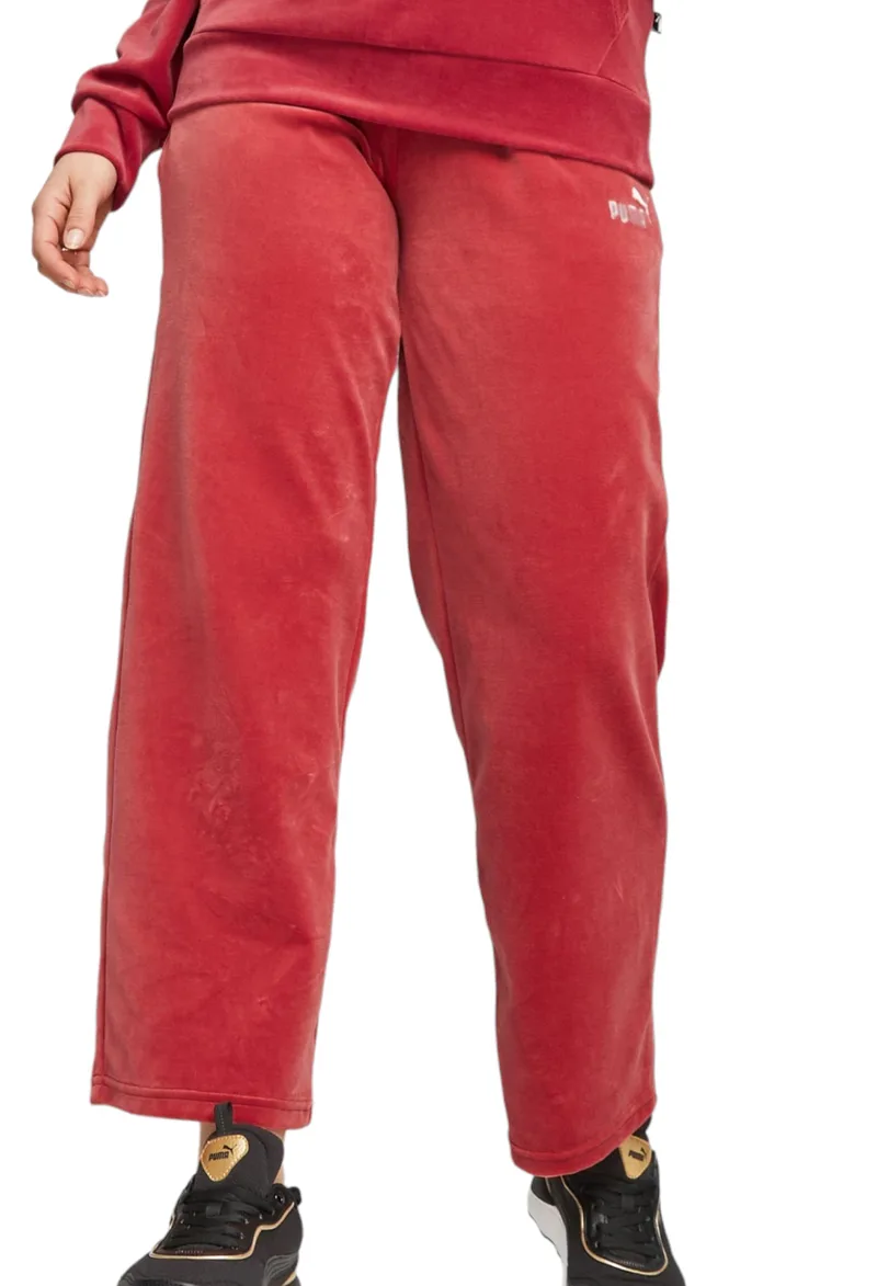 Παντελόνι Puma Ess Elevated Velour Straight 675993-21 Γυναικείο