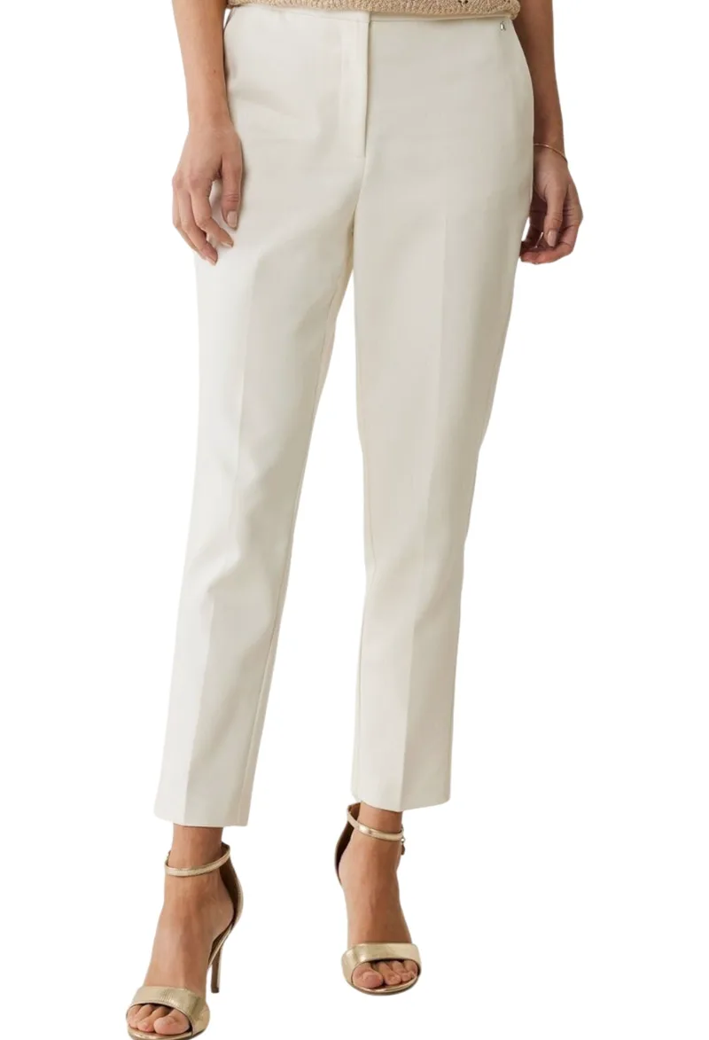 Παντελόνι Υφασμάτινο Mexx Pants Tapered Leg MF007001651W-01-Off White Γυναικείο