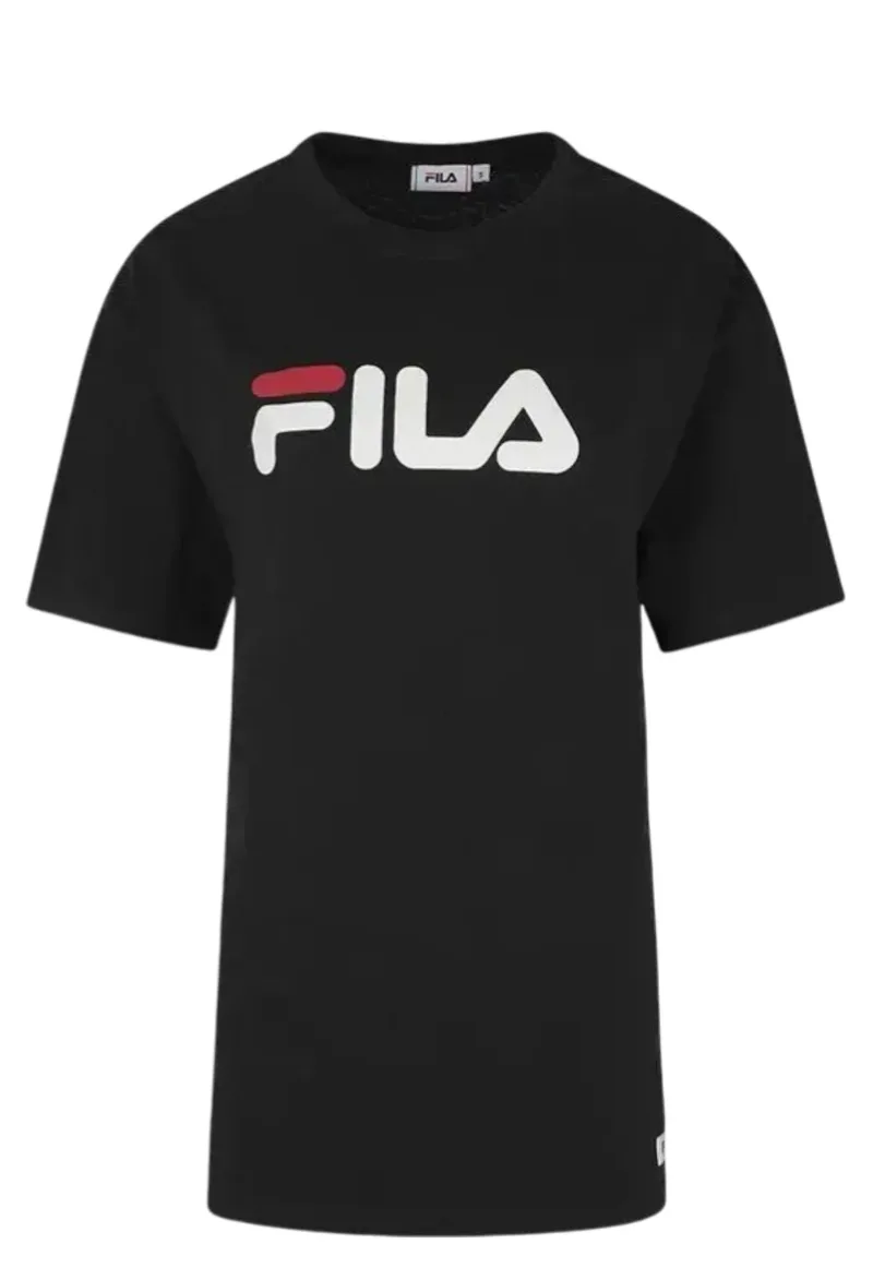 Μπλούζα Κοντομάνικη Fila Με Μεγάλο Τύπωμα APUNWS26034-BLACK Γυναικείο