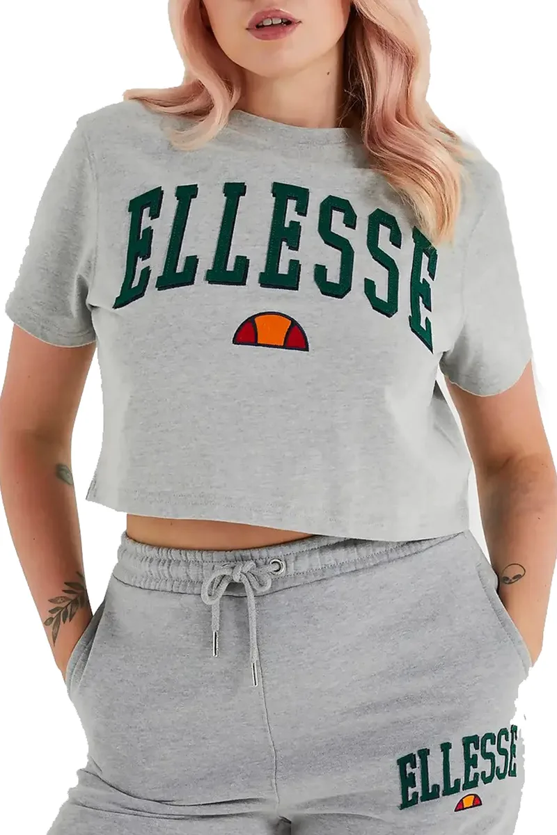 Μπλούζα Κοντομάνικη Ellesse Mondo Crop SGP15916-112 Γυναικείο