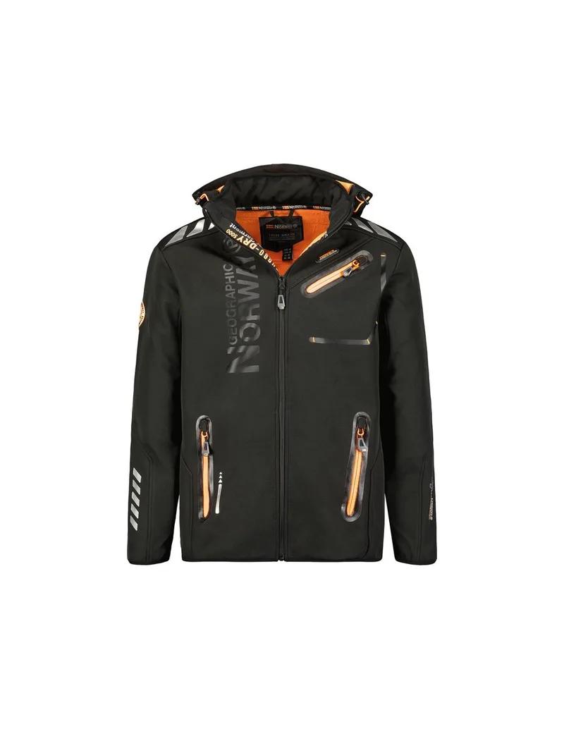 Geographgical Norway Royaute DB MEN 068 M WY1999HGNBlack Πορτοκαλί jacket
