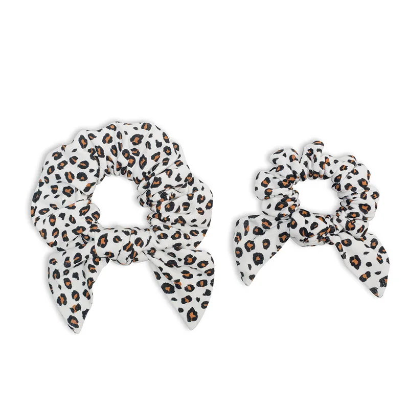 Mommy & Me Scrunchies Bamboo Leopard Lulujo LJ262 - Lulujo - LJ262