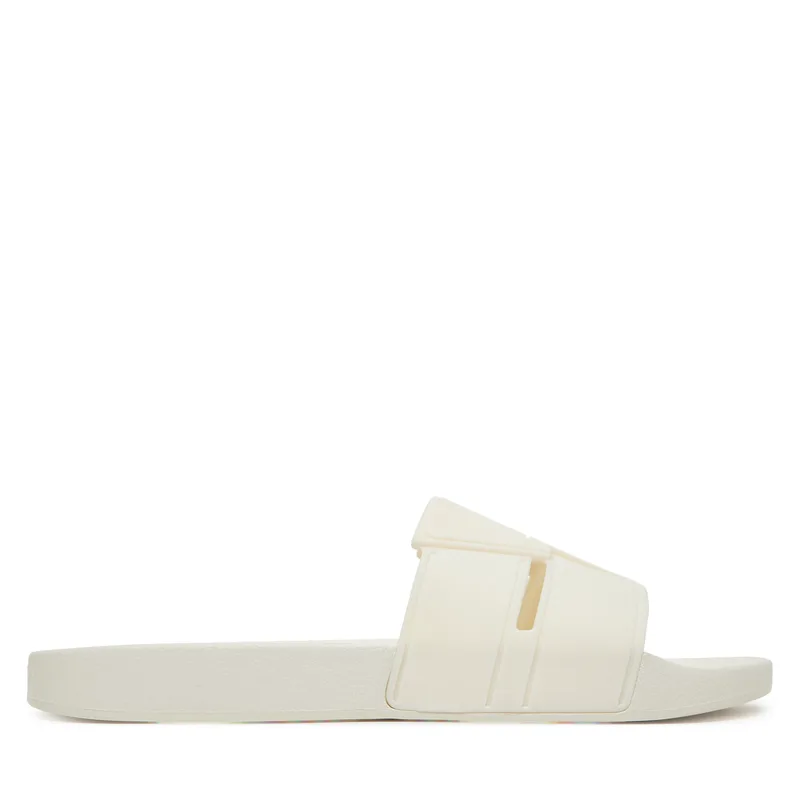 Παντόφλες Calvin Klein Pool Slide Double T HM0HM01752 Λευκό