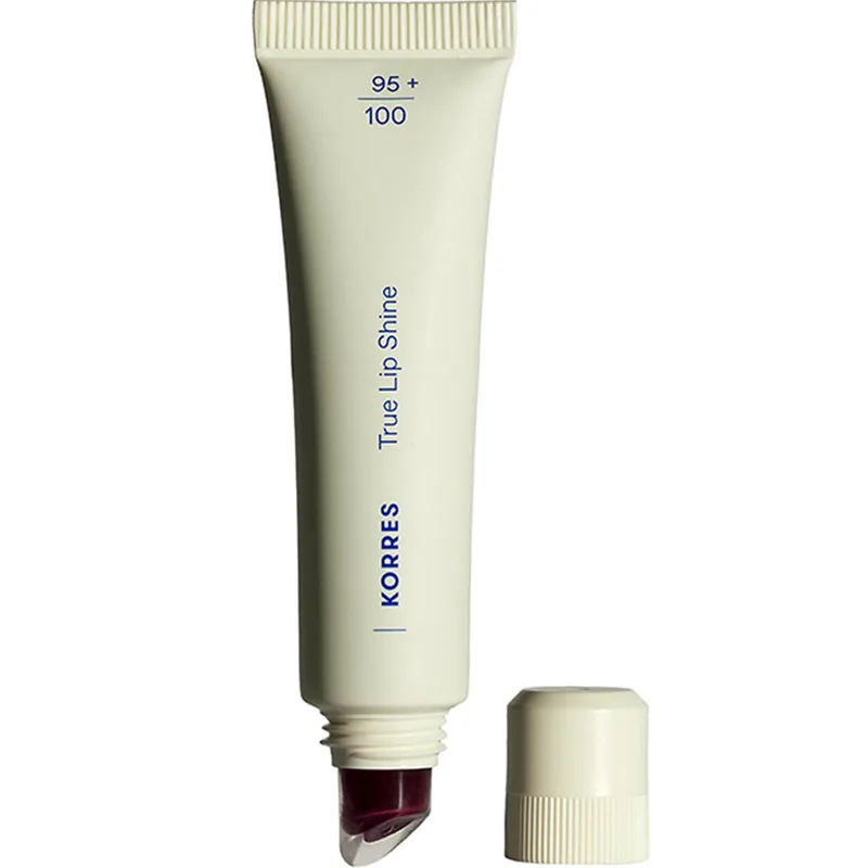 Korres True Lip Shine Balm Χειλιών Απαλού Χρώματος με Λαμπερό Αποτέλεσμα που δεν Κολλάει 10ml - 27 Mulberry