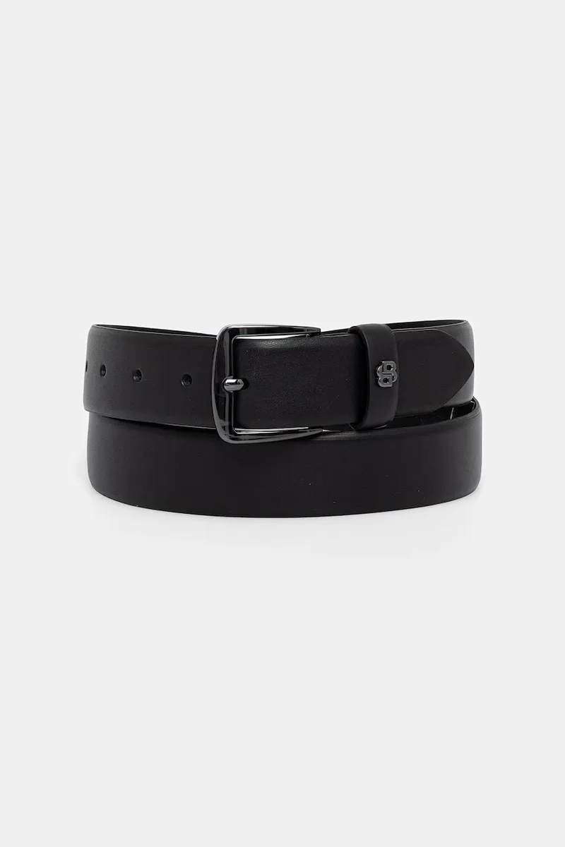 BOSS Ζώνη ανδρική δερμάτινη BB_Sz35