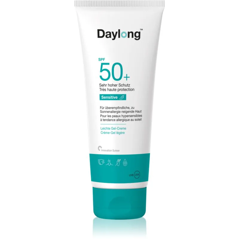 Daylong Cetaphil SUN Sensitive Gel-Creme ελαφρύ προστατευτικό τζελ-κρέμα για ευαίσθητο δέρμα SPF 50+ 200 ml