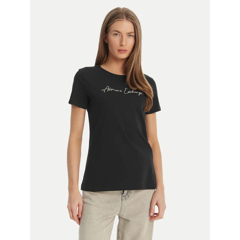 Armani Exchange T-Shirt XW000839 AF10356 MC021 Μαύρο Regular Fit