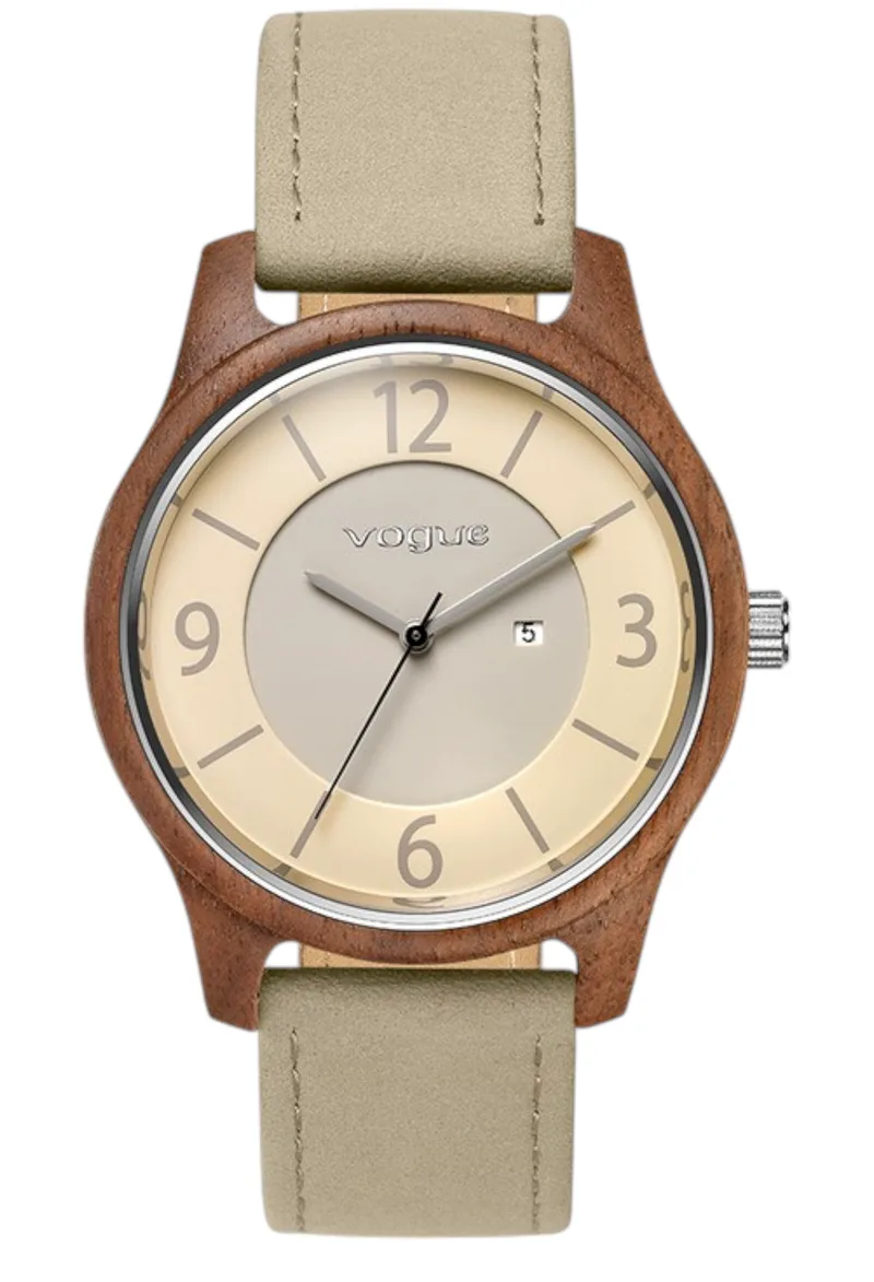 Ρολόι Χειρός Vogue Arrow Με Δερμάτινο Λουράκι 202018081.5-Stainless Steel