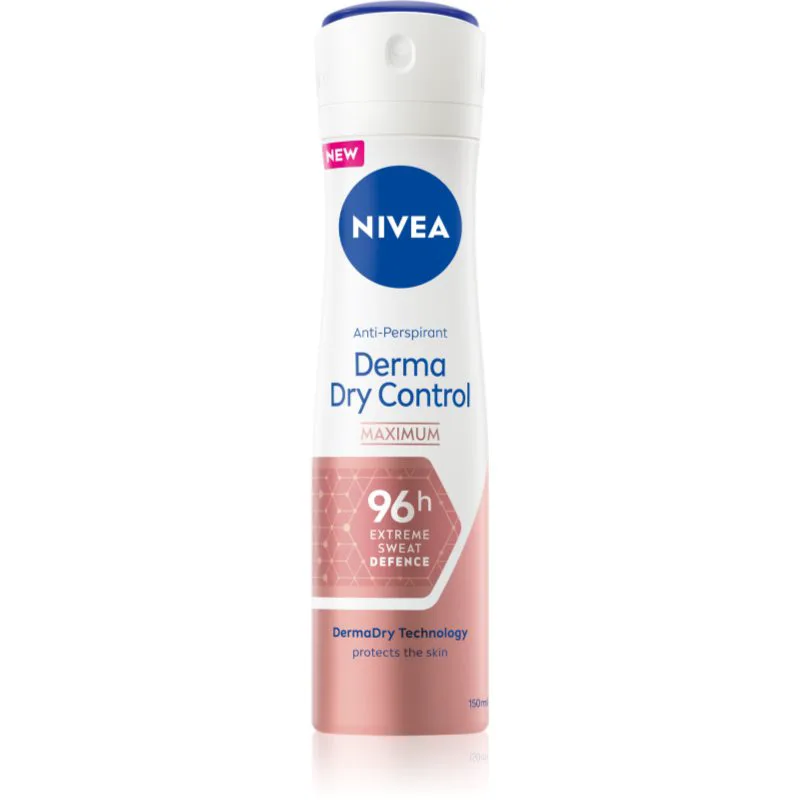 Nivea Derma Dry Control αντιιδρωτικό σε σπρέι 150 ml