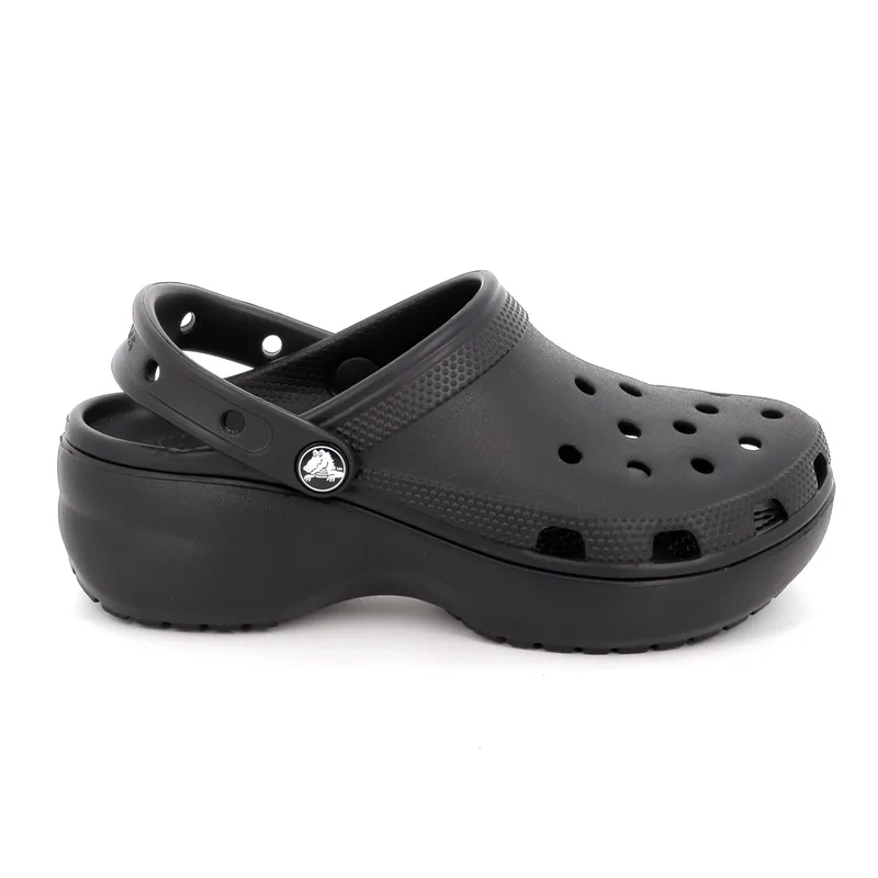 Γυναικείο Σαμπό Crocs Classic Platform Clog W Ανατομικό Χρώματος Μαύρο 206750-001