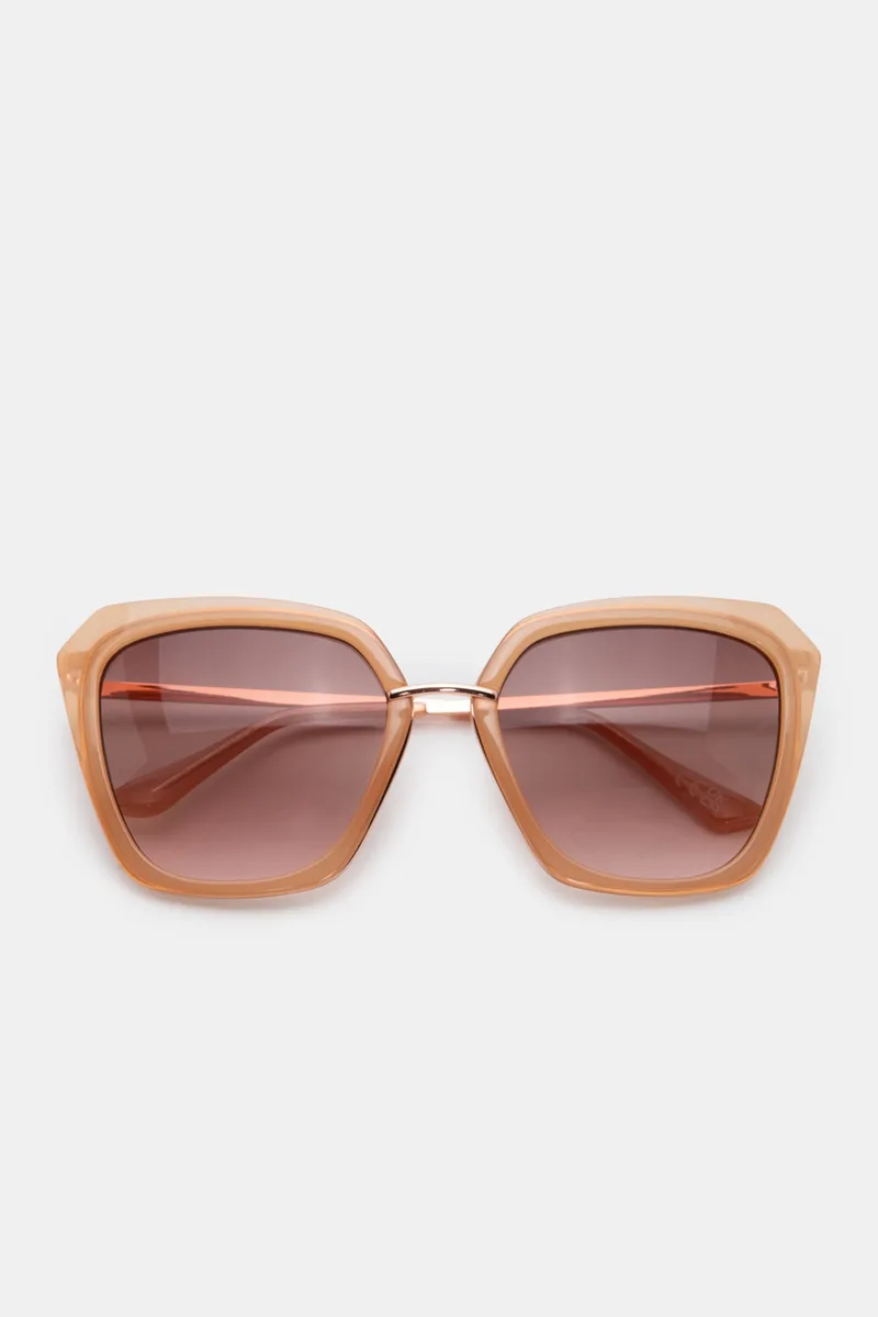 Γυαλιά Ηλιού LUX Milano Oversized Square - Nude