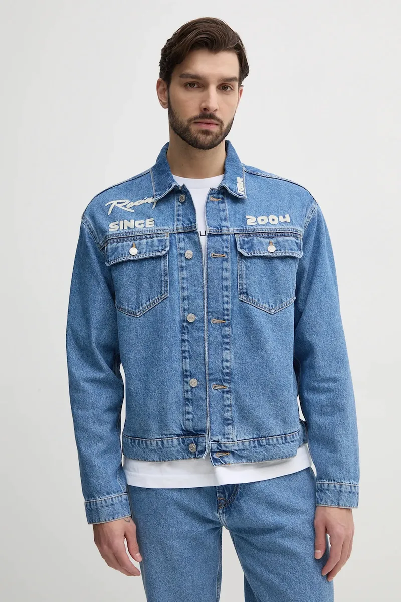 Τζιν μπουφάν Red Bull Racing x Pepe Jeans PRINTED RACE JACKET