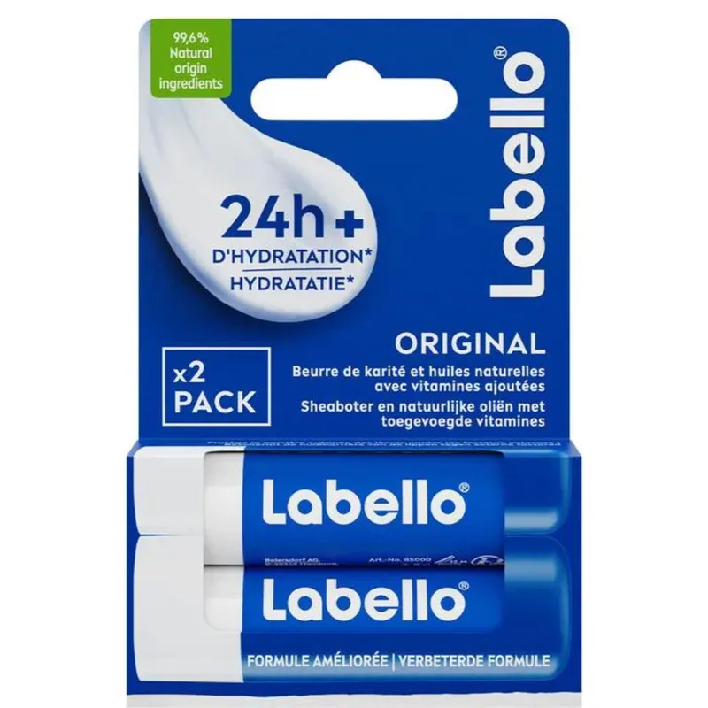 Labello Original Moisturizing Lip Stick 2x4.8g