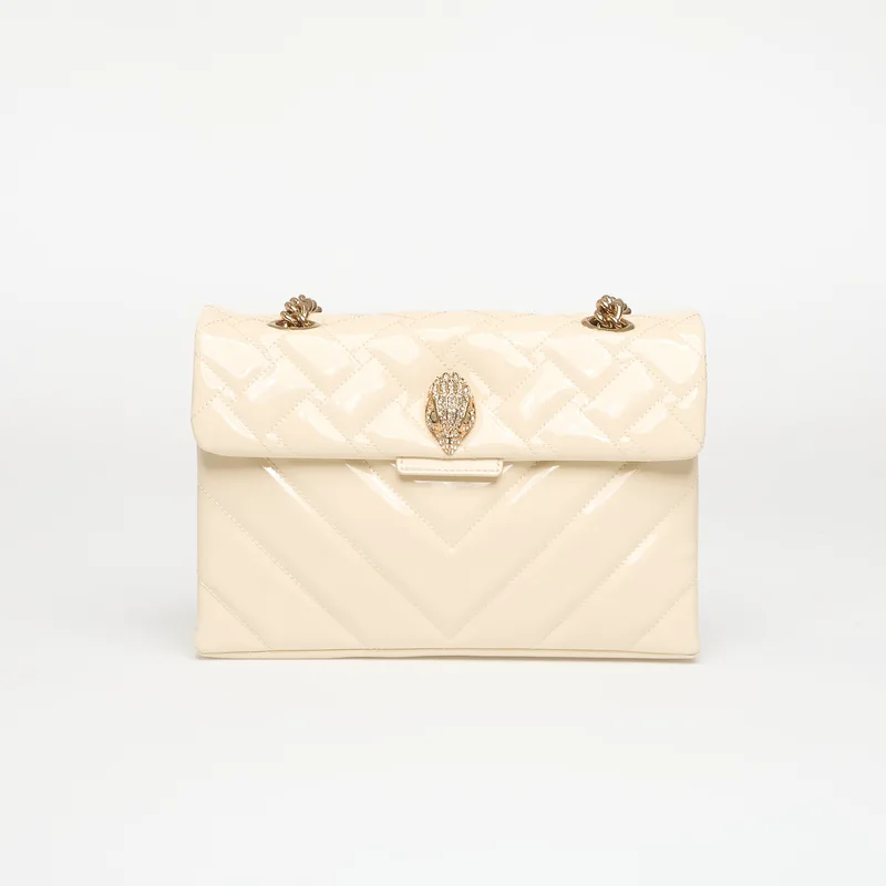 Kurt Geiger Leather Kensington Bag Cream Universal