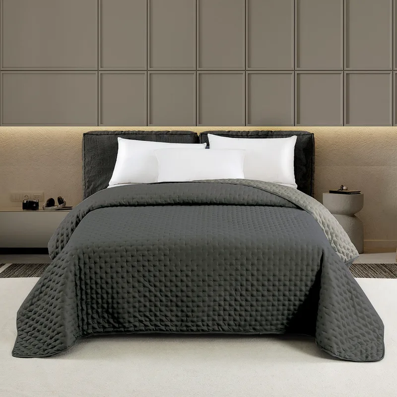 Κουβερλί Μονό 160X240 Melinen Renzo Anthracite/Grey (160x240)