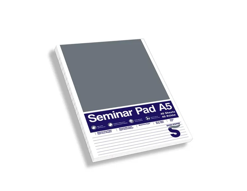 Μπλοκ σεμιναρίων ριγέ Skag Seminar Pad 40 φύλλα Α5 - Μπλε