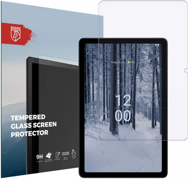 Κόκκινο Tempered Glass - Αντιχαρακτικό Προστατευτικό Γυαλί Οθόνης - Nokia T21 10.4" 2022 - Clear (8719246455346)