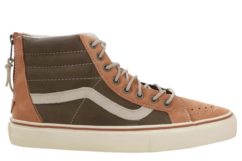 Sneaker Vans HI U Sk8 Hi Reissue Zip VVOMBA0-BROWN