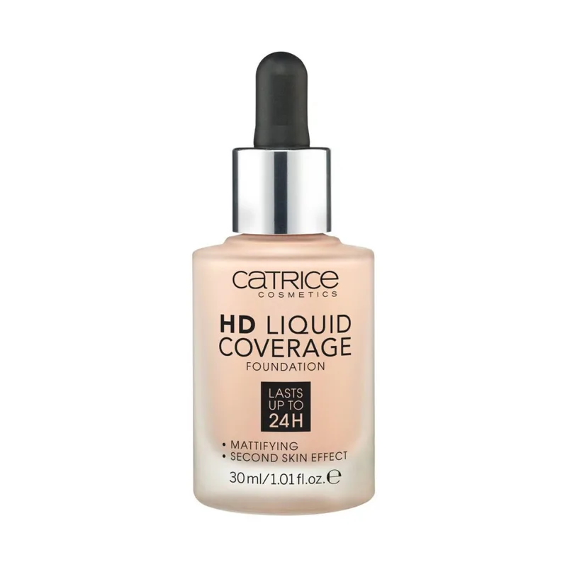 Πούδρες & Βάσεις Catrice HD Coverage Liquid Foundation - 10 Light Μπεζ