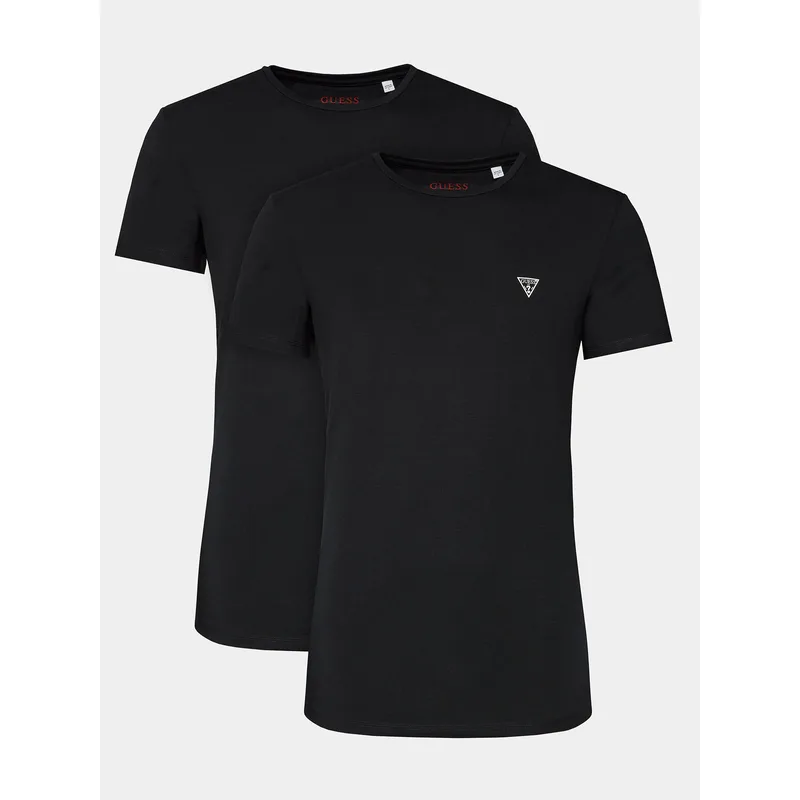 Guess Σετ t-shirts U97G02 KCD31 Μαύρο Regular Fit