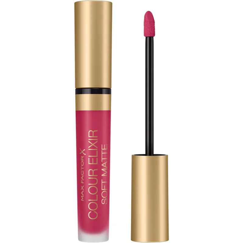 Max Factor Colour Elixir Soft Matte μακράς διαρκείας ρευστό κραγιόν απόχρωση 025 Raspberry Haze 4 ml