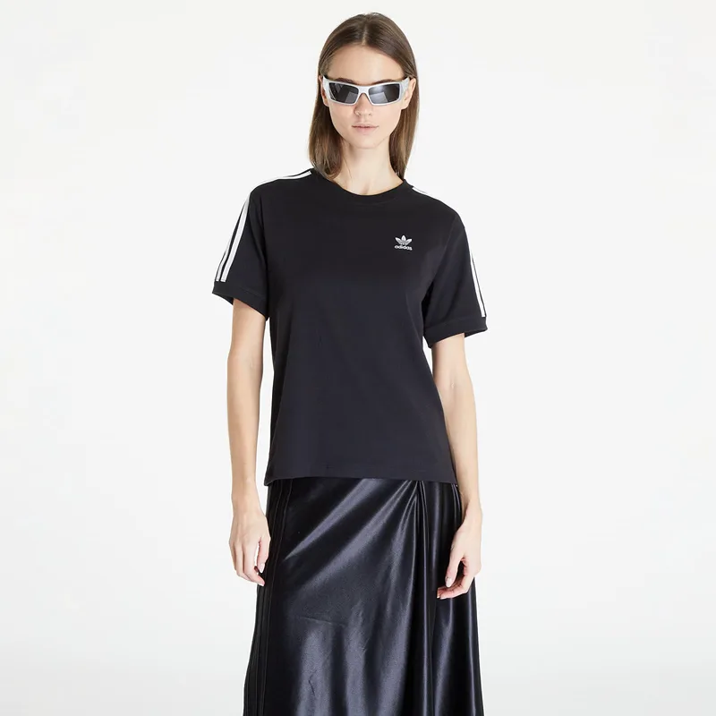T-shirt adidas 3 Stripe Tee Black S