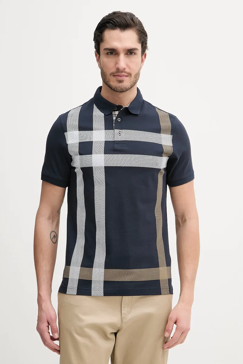 Βαμβακερό μπλουζάκι πόλο Barbour Blaine