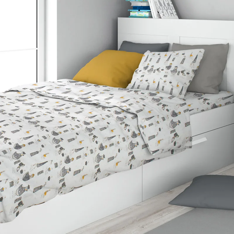Σεντόνια Μονά Σετ Dimcol Seabirds 578 Grey