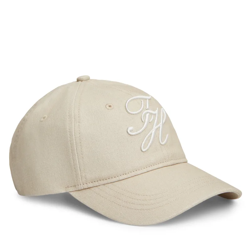 Καπέλο Jockey Tommy Hilfiger Logo Embroidery Baseball Cap AW0AW18338 Μπεζ