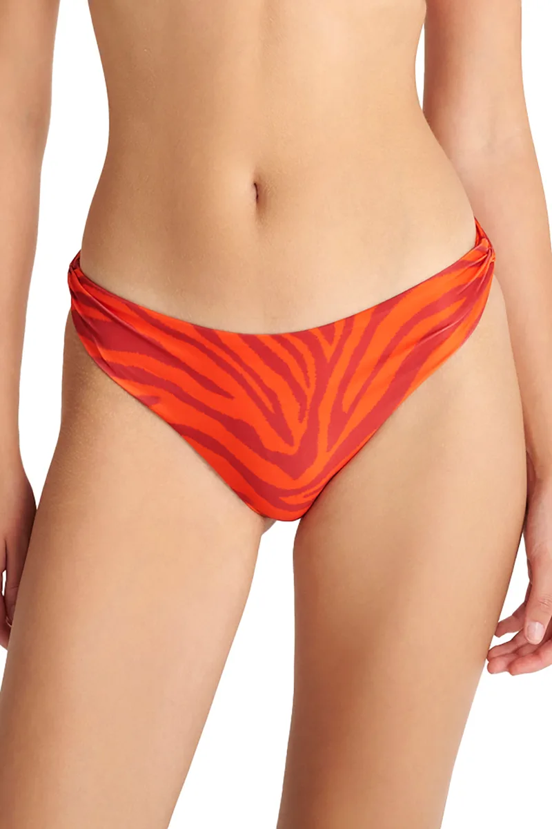 Blu4u γυναικείο μαγιό bikini σλιπ "Red Zebra"-25365382-07