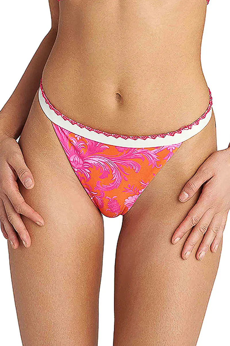 Blu4u Γυναικείο bikini σλιπ δετό κανονικής κάλυψης "Ornamental"-26365597-30