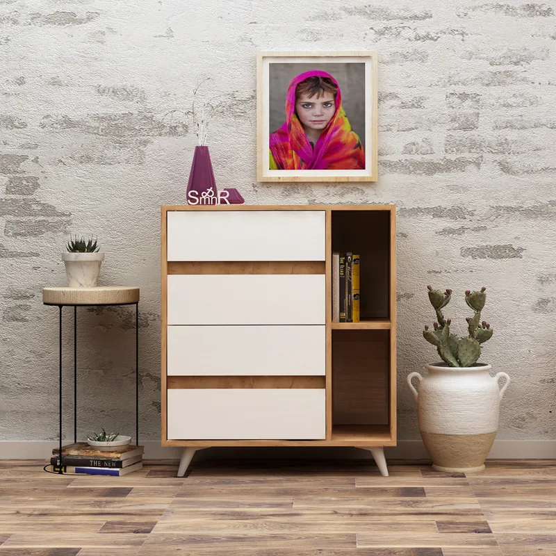 Συρταριέρα Κρεβατοκάμαρας Tsela 811Mdd3409 (70x86x40)
