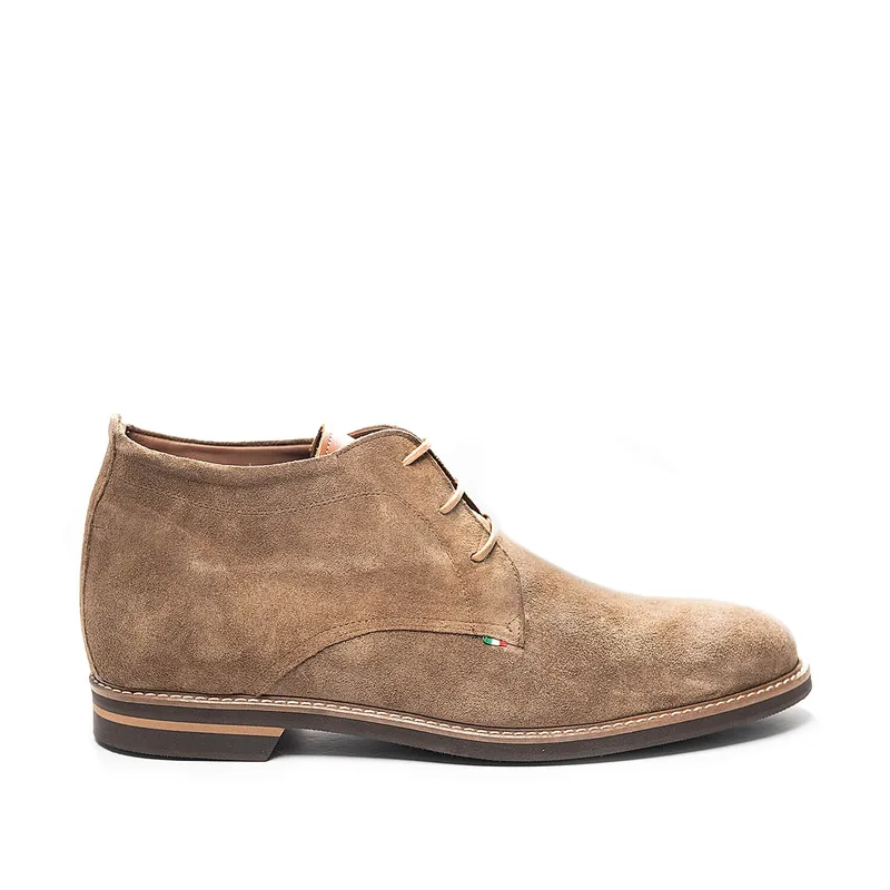 Bigshoes KL37200-13 Δερμάτινο Μποτάκι Μπεζ